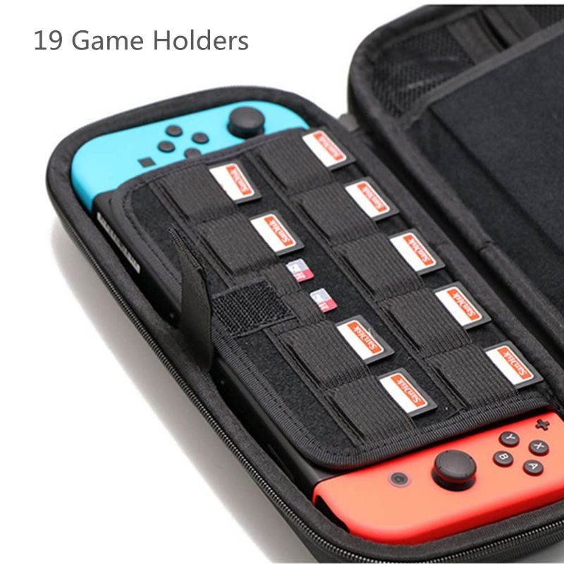 Photo 2 of Carry Case & Screen Protectors Compatible with Nintendo Switch (Black)