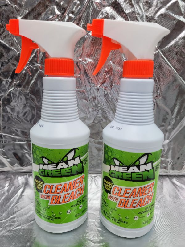 Photo 1 of (2 pack) mean green cleaner with bleach 16oz