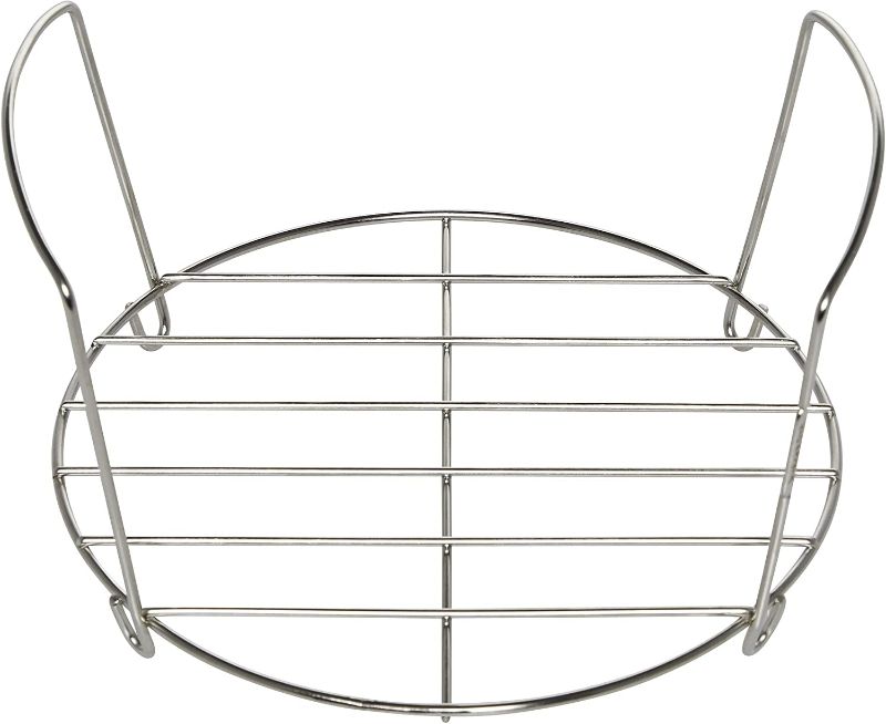 Photo 1 of Instant Pot Stainless Steel Official Wire Roasting Rack, Compatible with 6-quart and 8-quart cookers & Instant Pot Official Mesh Steamer Basket, Stainless Steel