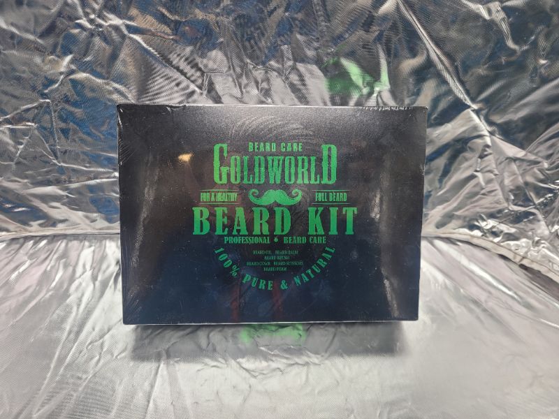 Photo 2 of Beard Kit Beard Growth Grooming Kit w/Beard Foam/Shampoo/Wash Beard Growth Oil Serum Balm Brush Comb Scissor Bag e-Book Christmas Stocking Stuffers Gifts Ideas for Men Him Dad Boyfriend Husband Mens