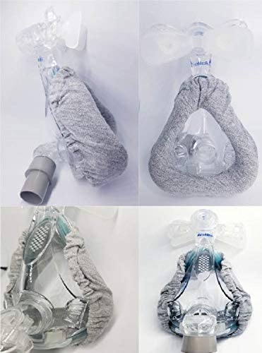 Photo 3 of 10 Pack Cpap Mask Liners to Reduce air leaks Ultra Soft Cotton Covers are Washable and Easy to Clean with Laundry Bag (10 Count (Pack of 1))