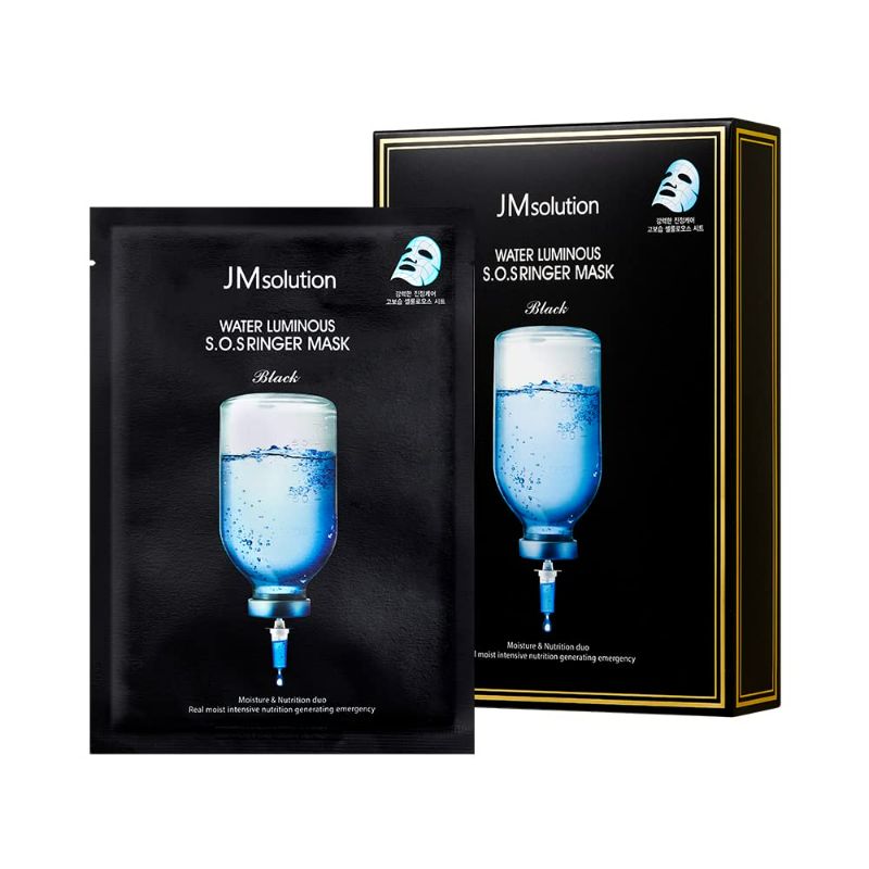 Photo 1 of JMsolution Water Luminous S.O.S Ringer Mask 10 sheets - Korean Facial Skincare-1.24 fl oz essnece High Intensive Moisture for all skin