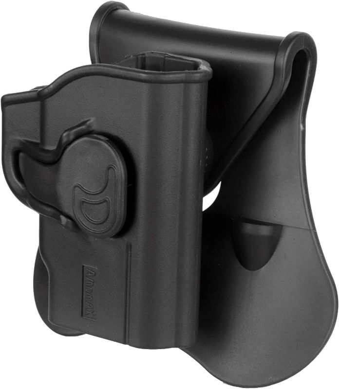 Photo 2 of Gun Holster for Smith & Wesson M&P Bodyguard 380 with Red Laser(Not for Green Laser Model), OWB Paddle Holster, Adjustable Cant & Fast Release - Right Handed