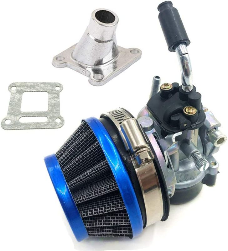 Photo 2 of 2 Stroke Carburetor Air Filter Assembly for 49cc 50cc 60CC 66CC 70cc 80cc 2 Stroke Engine scooter Motorized Bicycle,Mini Pocket Bike,Quad Chopper ATV