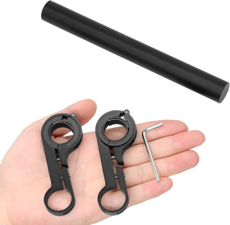 Photo 5 of Bicycle Handlebar Extender, Bike Extension Bar Double Clamp Aluminum Alloy Holder Bracket Bicycle Accessories
