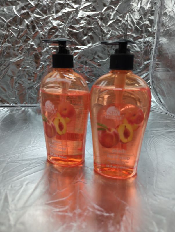 Photo 2 of Spa Mystique 15fl oz Hand Soap 2 Pack - Peach