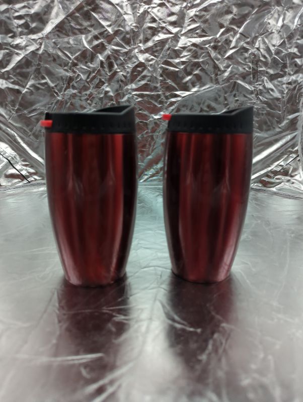Photo 1 of 2 Pack Red Travel Tumblers