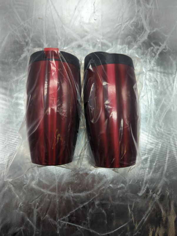 Photo 4 of 2 Pack Red Travel Tumblers