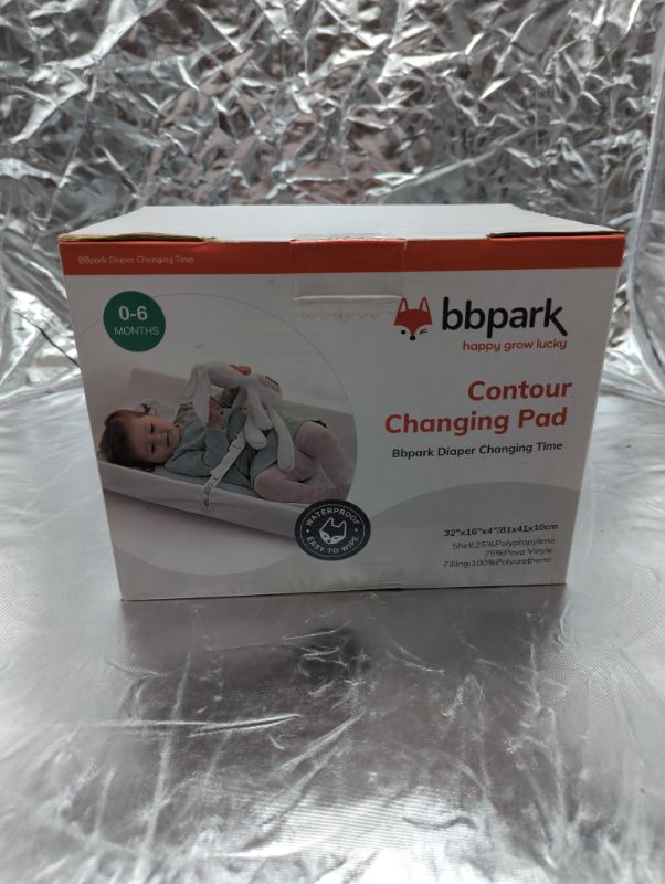 Photo 2 of Bbpark Baby Diaper Changing Table Pad, Waterproof Changing Pad for Dresser Top with Liner 32 Inch (Pack of 1) white with liner