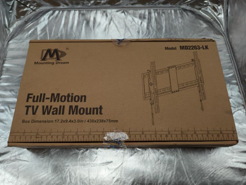 Photo 7 of Mounting Dream TV Wall Mount for 32-65 Inch TV, UL Listed TV Mount with Swivel and Tilt, Full Motion TV Bracket with Articulating Dual Arm