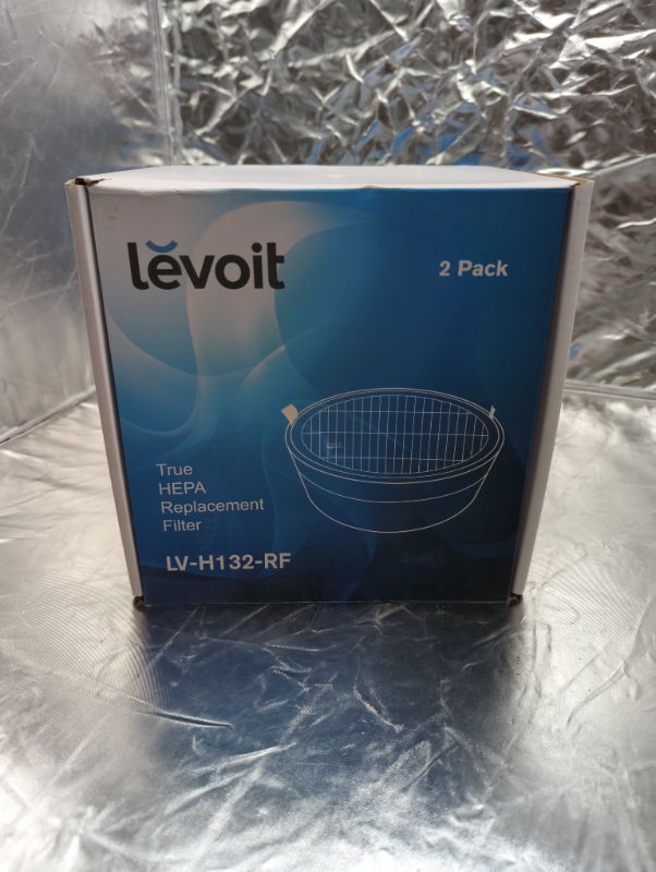 Photo 2 of LEVOIT LV-H132 Air Purifier Replacement Filter, 3-in-1 Nylon Pre-Filter, True HEPA Filter, High-Efficiency Activated Carbon Filter, LV-H132-RF, 2 Pack 2 Pack Air Purifier