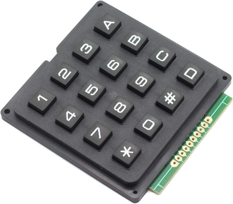 Photo 3 of Tegg 1PC 4x4 Keypad MCU Boar Matrix Array Switch Tactile Keypad 16 Button for Arduino
