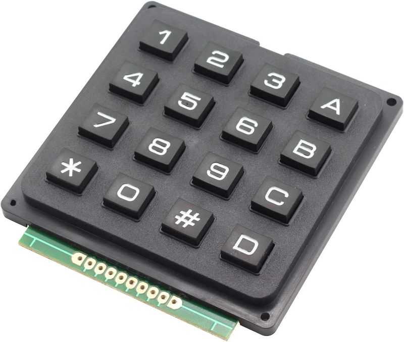 Photo 1 of Tegg 1PC 4x4 Keypad MCU Boar Matrix Array Switch Tactile Keypad 16 Button for Arduino
