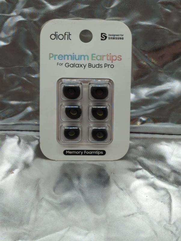 Photo 3 of diofit Premium Designed for Samsung SML Eartips/Galaxy Buds Pro Eartips - Black SML (Foam) Mixed(SML) Foam Black