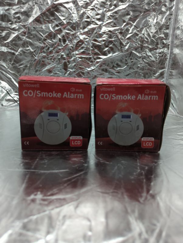 Photo 1 of VitoWell 2 Pack CO/Smoke Alarm