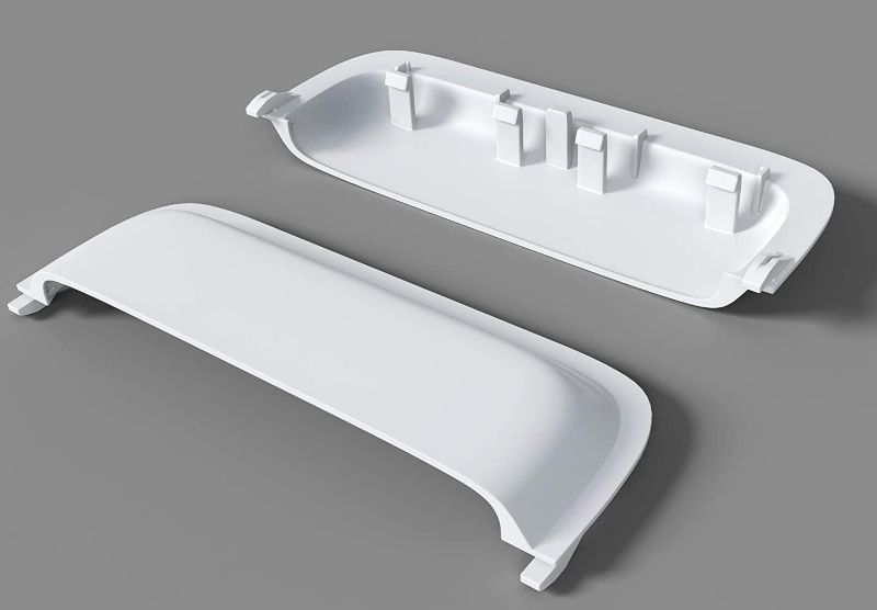 Photo 1 of Door Handle Compatible with Whirlpool Dryer W10861225, W10714516,W10861225 Dryer Handle Compatible with Kenmore, Amana, Maytag AP5999398 PS11731583 (Unbreakable) (White)
