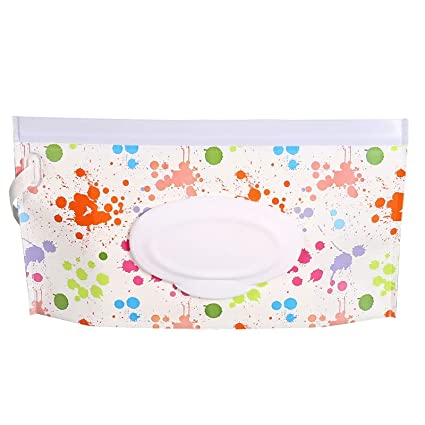 Photo 1 of Reusable Wipe Pouch – Take & Travel Pouch Baby Wipes Container Includes Wristlet Strap (Color) - 2 Pack
 