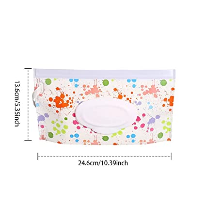 Photo 2 of Reusable Wipe Pouch – Take & Travel Pouch Baby Wipes Container Includes Wristlet Strap (Color) - 2 Pack
 