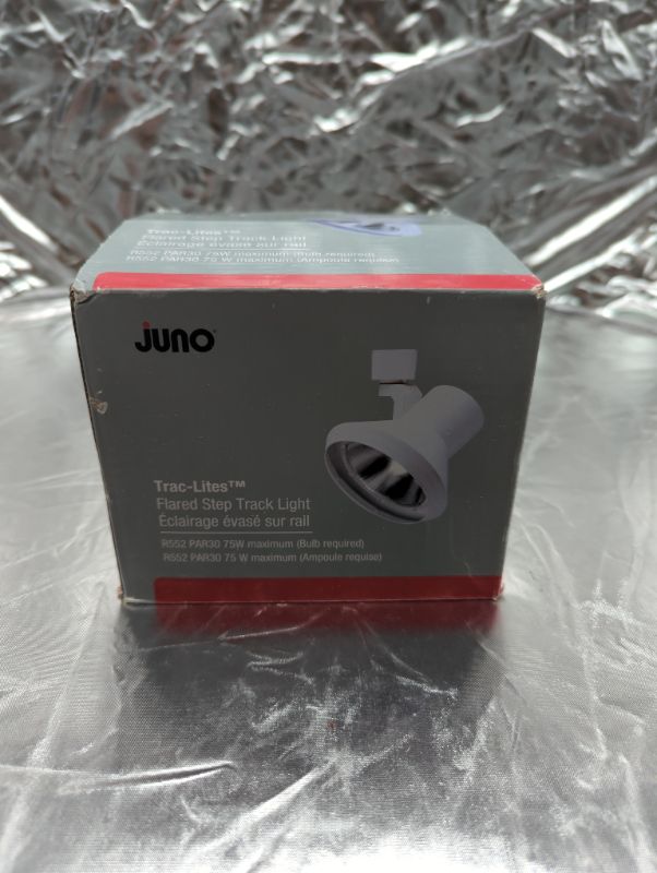 Photo 2 of Juno Lighting Group R512W-WH Halogen Trac-Lites Step Cylinder Line Voltage PAR30 Lamp Holder, 75 watts, White
