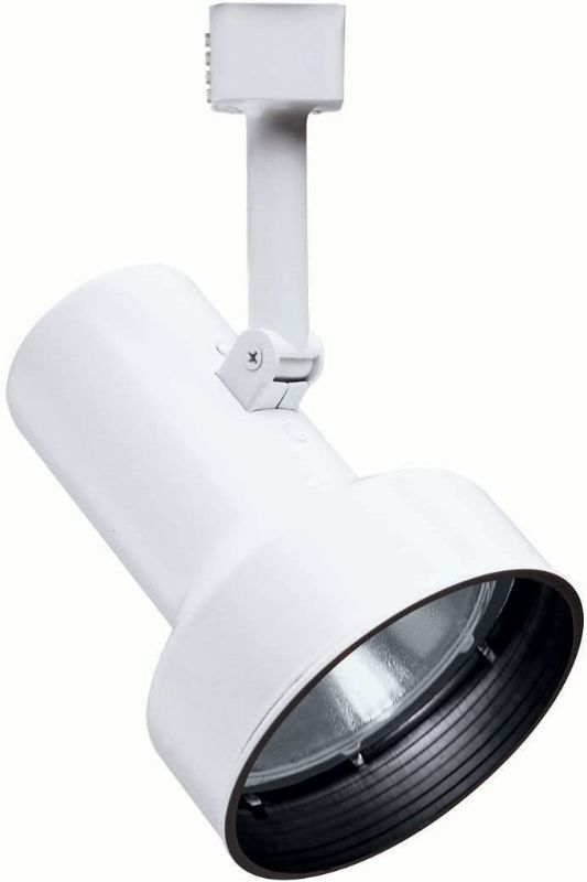 Photo 1 of Juno Lighting Group R512W-WH Halogen Trac-Lites Step Cylinder Line Voltage PAR30 Lamp Holder, 75 watts, White
