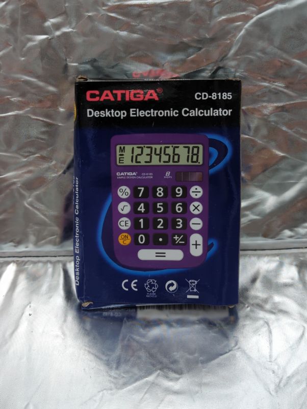 Photo 2 of Desktop Calculator 8-Digit with Large LCD Display and Sensitive Button