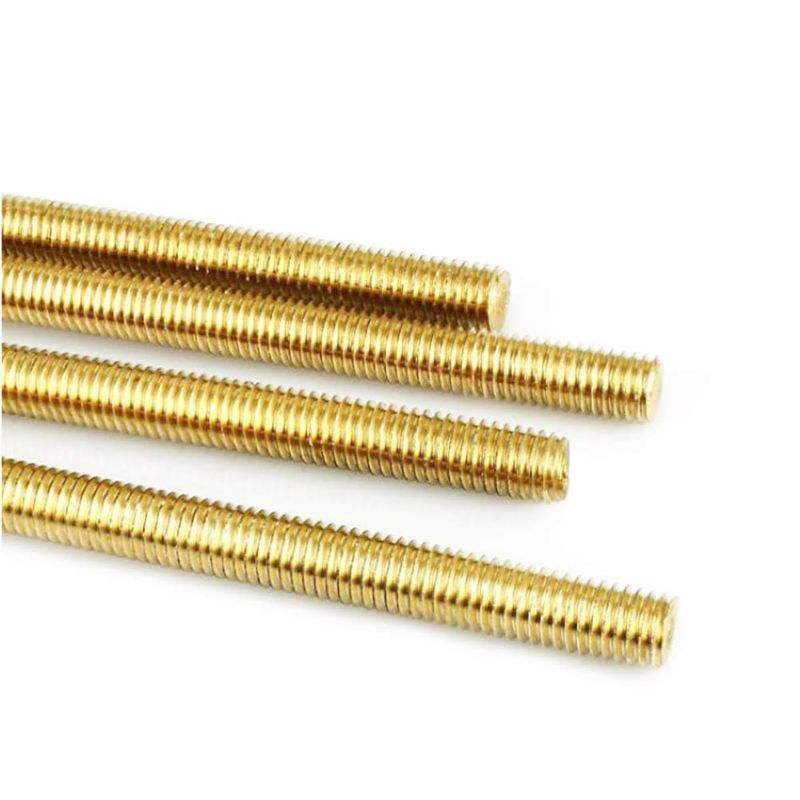 Photo 3 of Quickun Brass Fully Thread Rod, Long Threaded Screw, M10-1.5 Thread Pitch, 250mm Length (Pack of 2)

