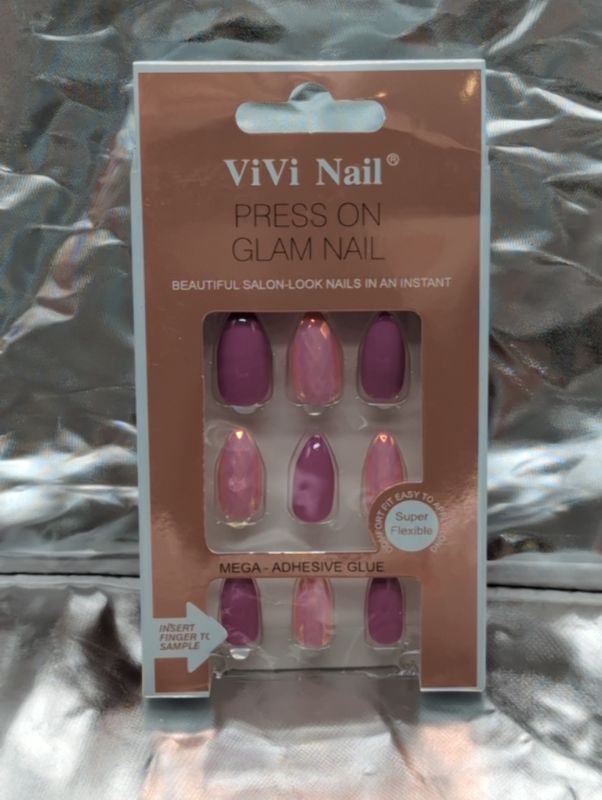 Photo 2 of 4 Sets of Press On Nails - Blues/Pinks/Nudes 