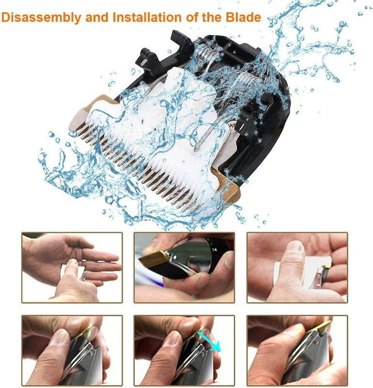 Photo 3 of Pet Shaver Clippers Low Noise Rechargeable Cordless Electric Quiet Hair Clippers Set for Dogs Cats Pet
