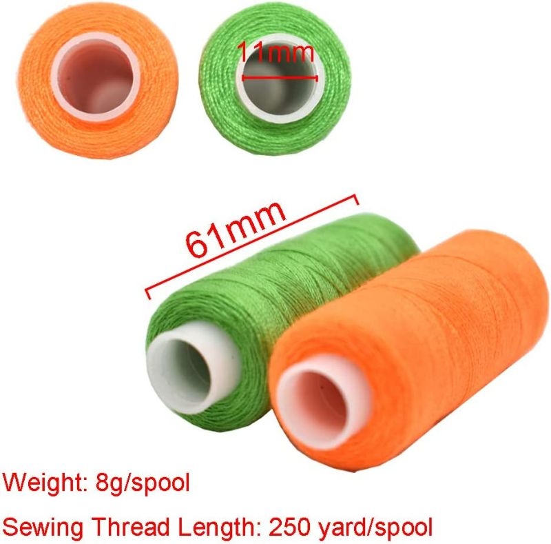 Photo 2 of Renashed Sewing Thread 30 Colors 60 Roll Sewing Industrial Machine and Hand Stitching Cotton Sewing Thread (30 Color 60 Roll)

