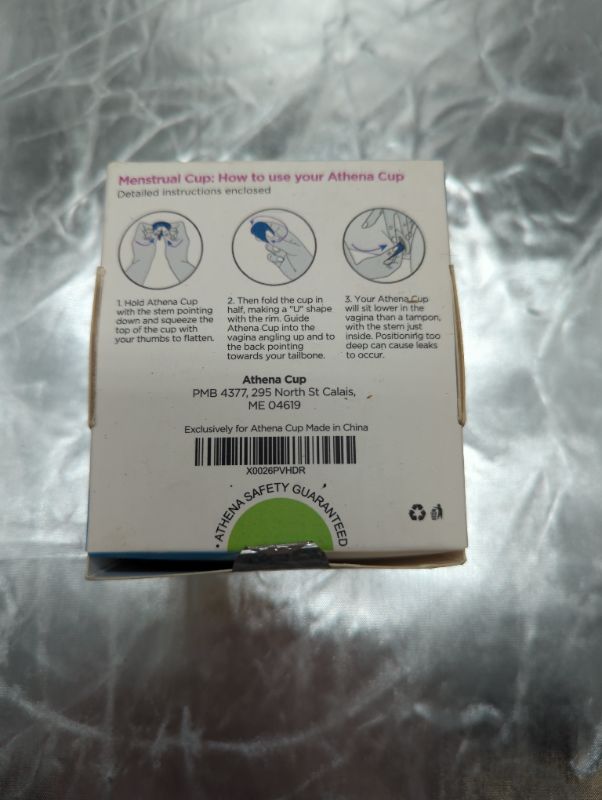 Photo 2 of Athena Cup - Menstrual Cup - 2 Pack - Size 1 and Size 2