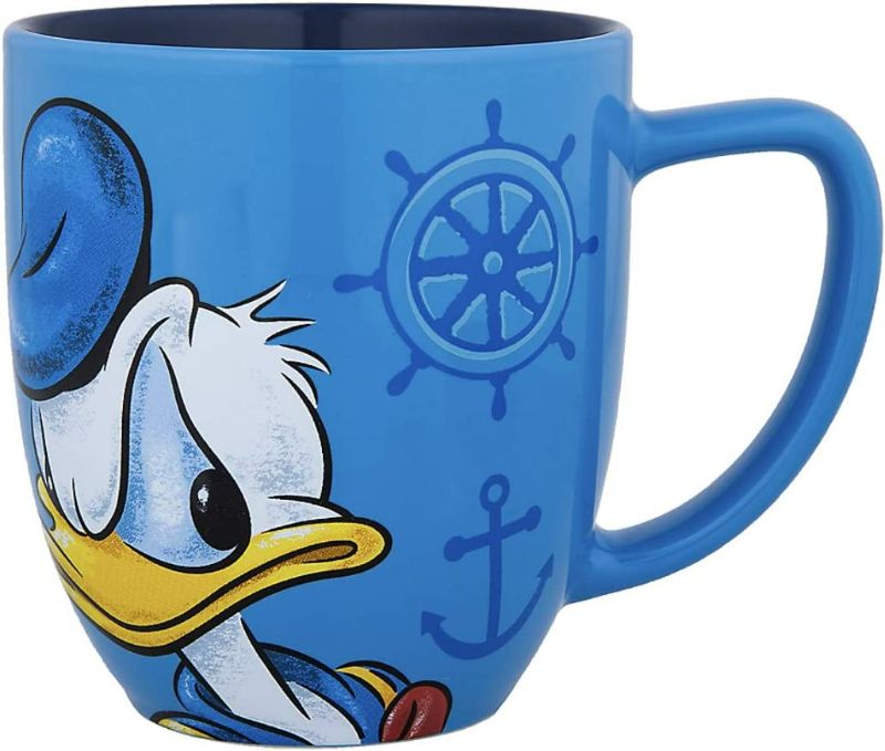 Photo 1 of Disney Parks Exclusive - Ceramic Coffee Mug - Donald Duck Portrait with Name
