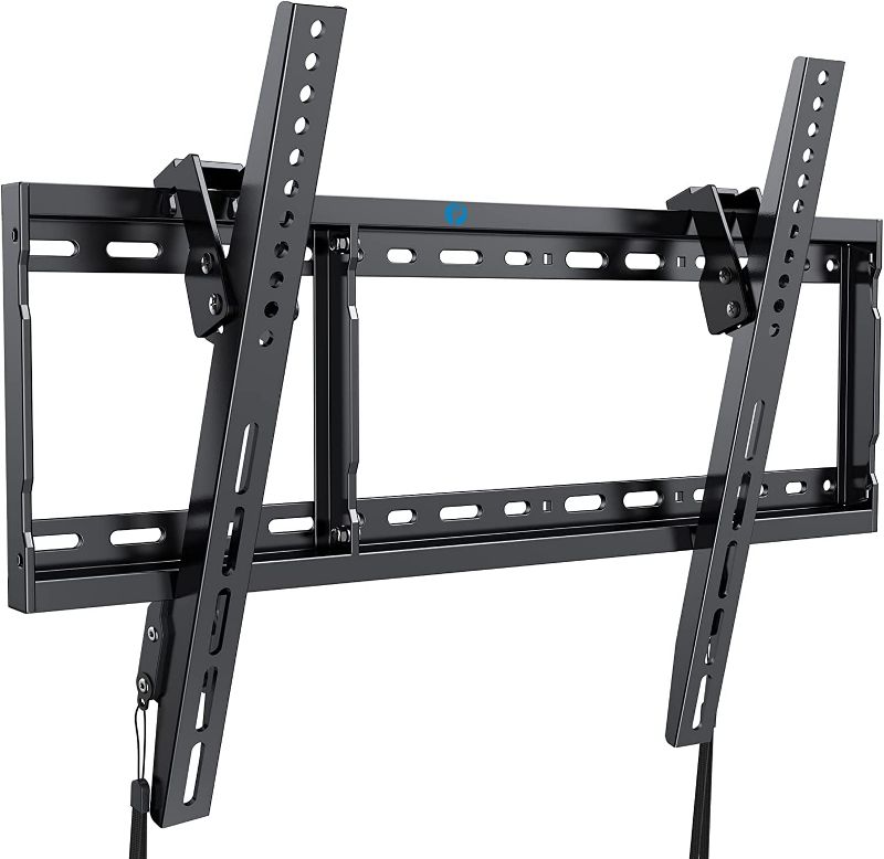 Photo 4 of Pipishell Tilt TV Wall Mount Bracket Low Profile for Most 37-75 Inch LED LCD OLED Plasma Flat Curved TVs, Large Tilting Mount Fits 16"-24" Wood Studs Max VESA 600x400mm Holds up to 132lbs, UL-Listed
