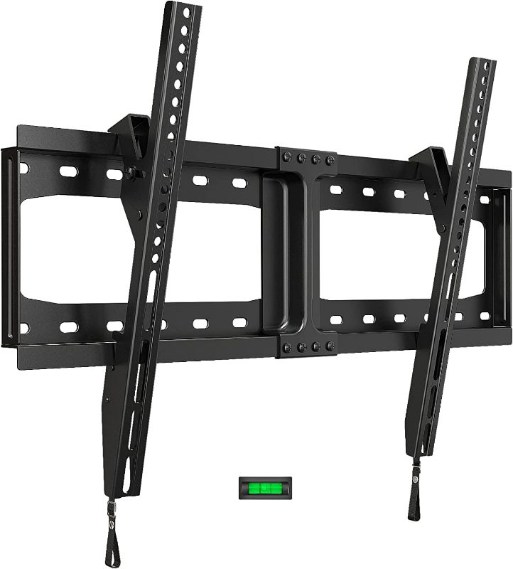 Photo 1 of HOME VISION Tilt TV Wall Mount for Most 32-75 Inch TVs Universal Low Profile Fixed TV Bracket Max VESA 600x400mm Holds up to 165lb Wall Stand Fit 16”-18”-24” Studs Quick Release Lock TV Mount
