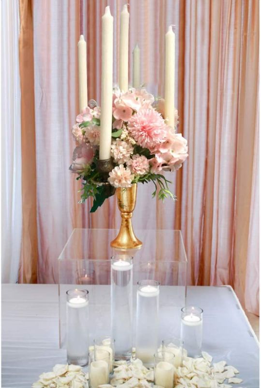 Photo 4 of Nubry 3pcs Artificial Flowers Bouquet Fake Peony Silk Hydrangea Wildflowers Arrangements with Stems for Wedding Home Centerpieces Decor (Light Pink)
