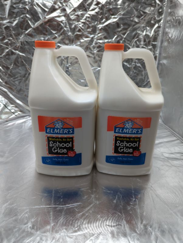 Photo 5 of Elmer's Liquid School Glue, Washable, 1 Gallon, 2 Count
