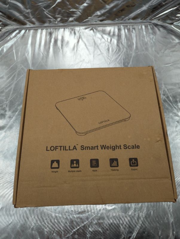 Photo 2 of LOFTILLA Scale for Body Weight and BMI, Weight Scales, Digital Bathroom Scale, Smart Scale with App via Bluetooth, 400 lb Capacity Weighing Scale for People Black Body weight scale