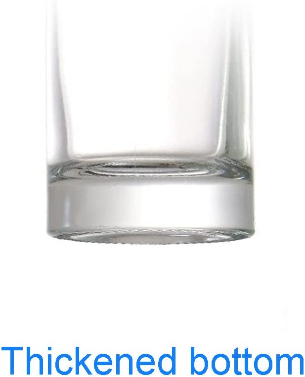 Photo 3 of MAYPINK Clear Glass Bottle 6 Pack 12 oz (375 ml) with Cap Hot Sauce Oil Jam for Beverages Oils Kombucha Kefir Vinegar Beer Airtight Caps and Leak Proof Lids Shrink Film
