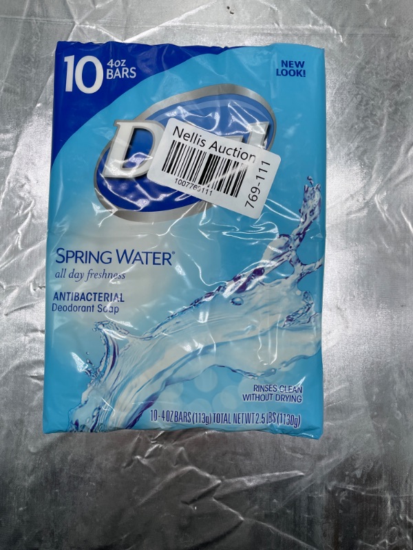 Photo 2 of Dial Antibacterial Bar Soap, Spring Water,  10 4OZ BARS