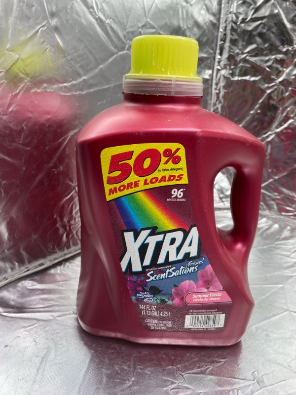 Photo 1 of Xtra Liquid Laundry Detergent, Summer Fiesta,