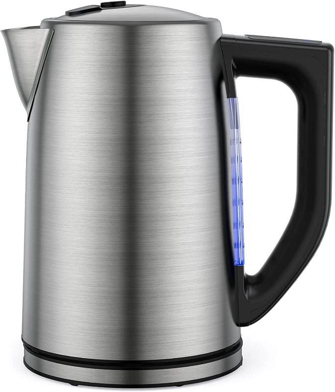 Photo 2 of Electric Kettle Temperature Control Stainless Steel 1.7 L Tea Kettle, BPA-Free Hot Water Boiler with LED Light, Auto Shut-Off, Boil-Dry Protection, Keeping- Warm, 1500W Fast Boiling