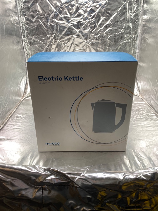 Photo 1 of Electric Kettle Temperature Control Stainless Steel 1.7 L Tea Kettle, BPA-Free Hot Water Boiler with LED Light, Auto Shut-Off, Boil-Dry Protection, Keeping- Warm, 1500W Fast Boiling
