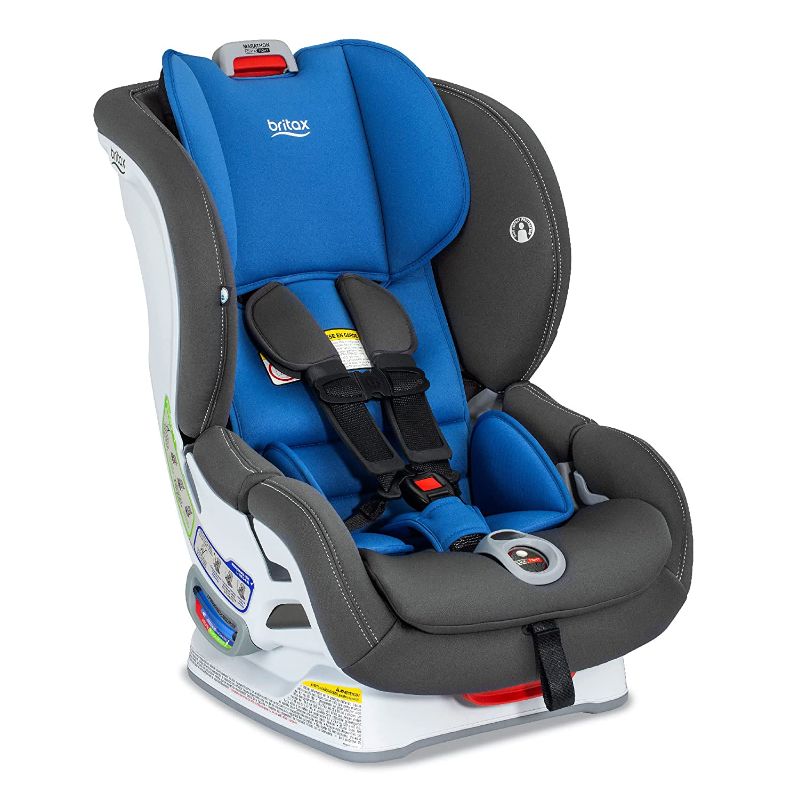 Photo 1 of Britax Marathon Clicktight Convertible Car Seat, Mod Blue SafeWash
