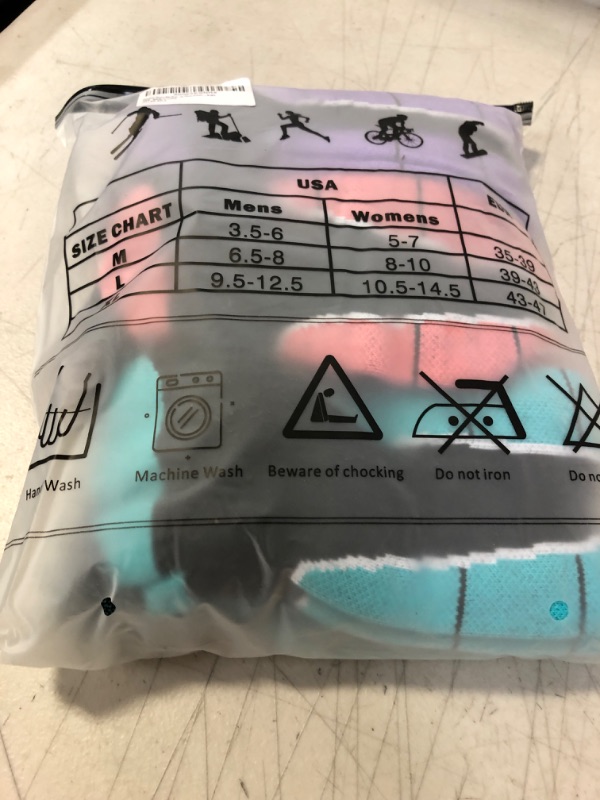 Photo 1 of Merino Wool Ski Socks, Cold Weather Socks for Snowboarding, Snow, Winter, Thermal Knee-high Warm Socks, Hunting Large Purple Red Green (3 Pairs)