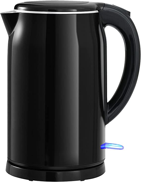 Photo 1 of  Electric Kettle Stainless Steel Interior 1500W Fast Heating Tea kettle 1.7 Liter