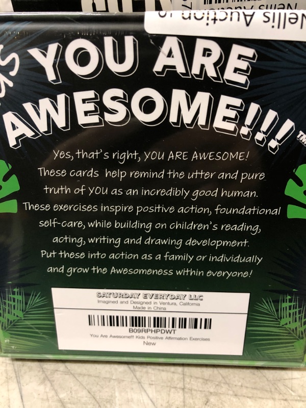 Photo 3 of You Are Awesome!!! Kids Affirmation Exercises 30 Cards Pre-school game to practice affirmations by Acting, Drawing and Writing. Self-Esteem, Calming affirmations, Confidence and self love boosting. Designed for kids to self guide themselves or interact as