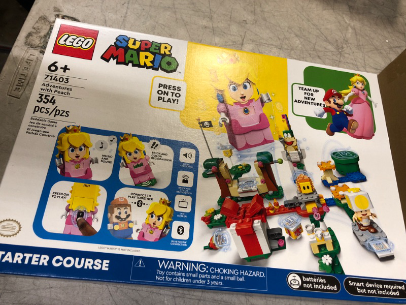 Photo 3 of LEGO Super Mario Adventures with Peach Starter Course 71403 Building Toy Set for Kids, Boys, and Girls Ages 6+ (354 Pieces), 12.48 x 10.32 x 3.54 inches
Visit the LEGO Store