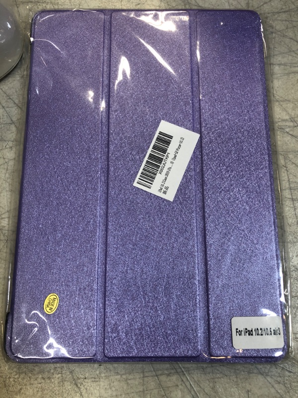 Photo 2 of Rotating Case for iPad 9th Generation (2021) / 8th Generation (2020) / 7th Gen (2019) 10.2 Inch , Three-fold Protective Sleeve Protective Cover with Auto Wake Up/Sleep Feature Cover Ipad-SZ-Purpe-10.2