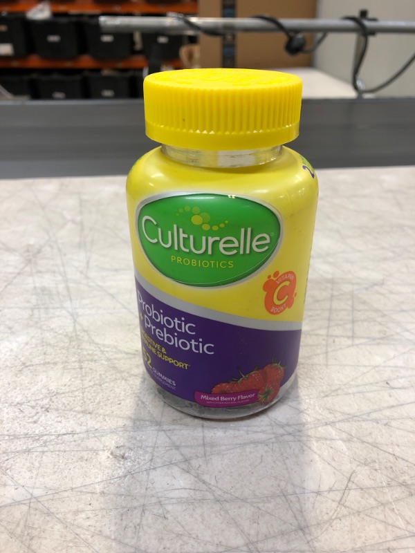 Photo 2 of Culturelle Daily Probiotic Gummies for Women & Men, Berry Flavor, 52 Count, Naturally-Sourced Daily Probiotic + Prebiotic for Digestive Health, Non-GMO & Vegan Adult (52 Count) EXP 2/23