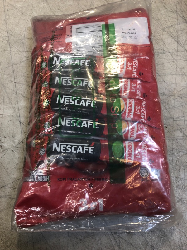 Photo 2 of 2-PACK Nescafe 3 in 1 Instant Coffee Sticks ORIGINAL - Best Asian Coffee Imported from Nestle Malaysia (56 Sticks total) EXP 6/30/23