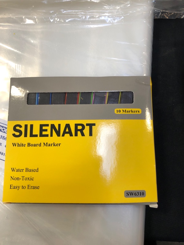 Photo 1 of Magnetic Dry Erase Markers Fine Tip, Small Whiteboard Markers for Kids, Fine Point, Low-Ordor, Dry Erase White Board Pens with Eraser, 10 Pack